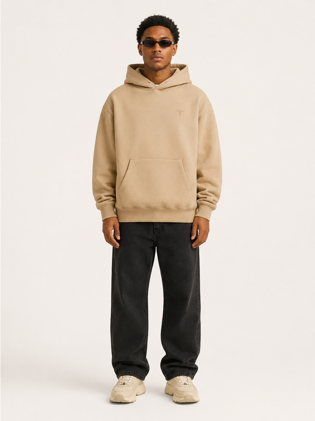 Turner Beige Hoodie