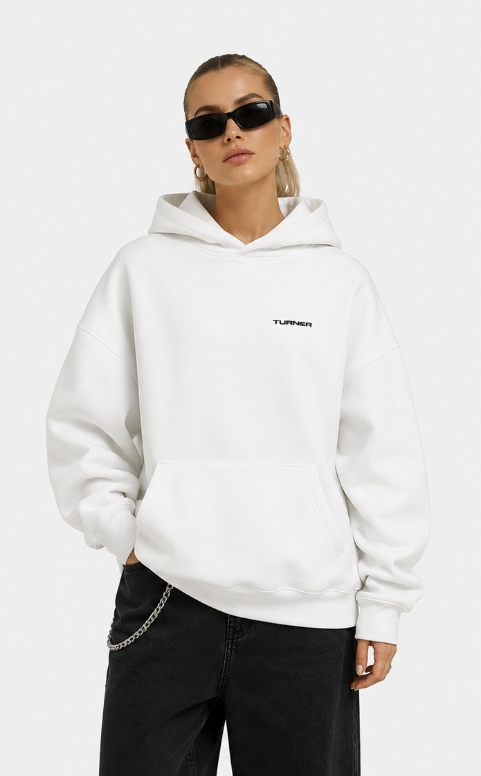 Turner White Hoodie