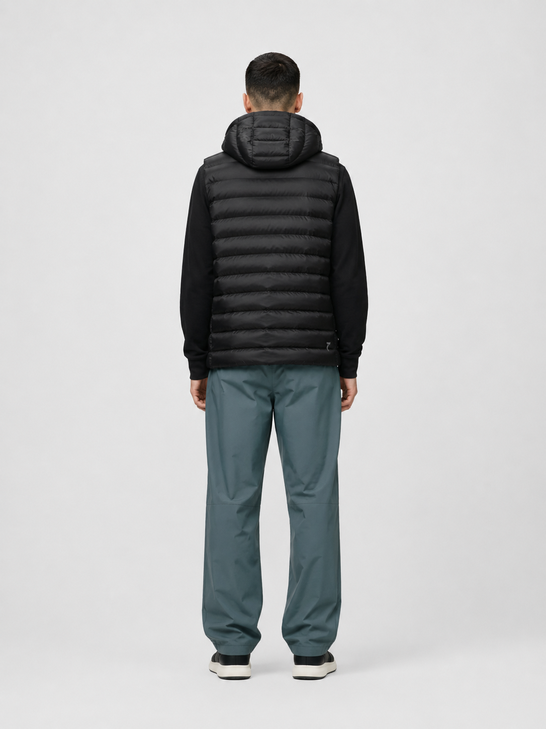 Turner Black Quilted Tech Vest